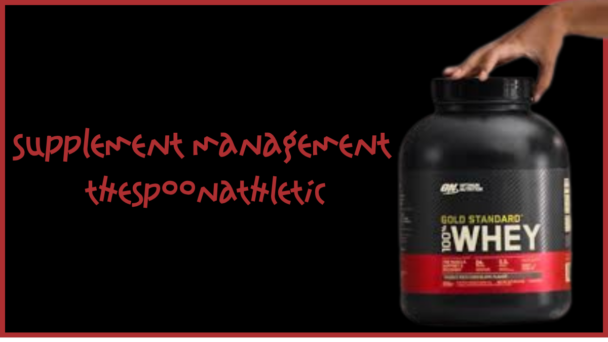 supplement management thespoonathletic